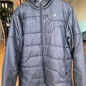 Under Armour Men's Black Puffer Jacket Size L